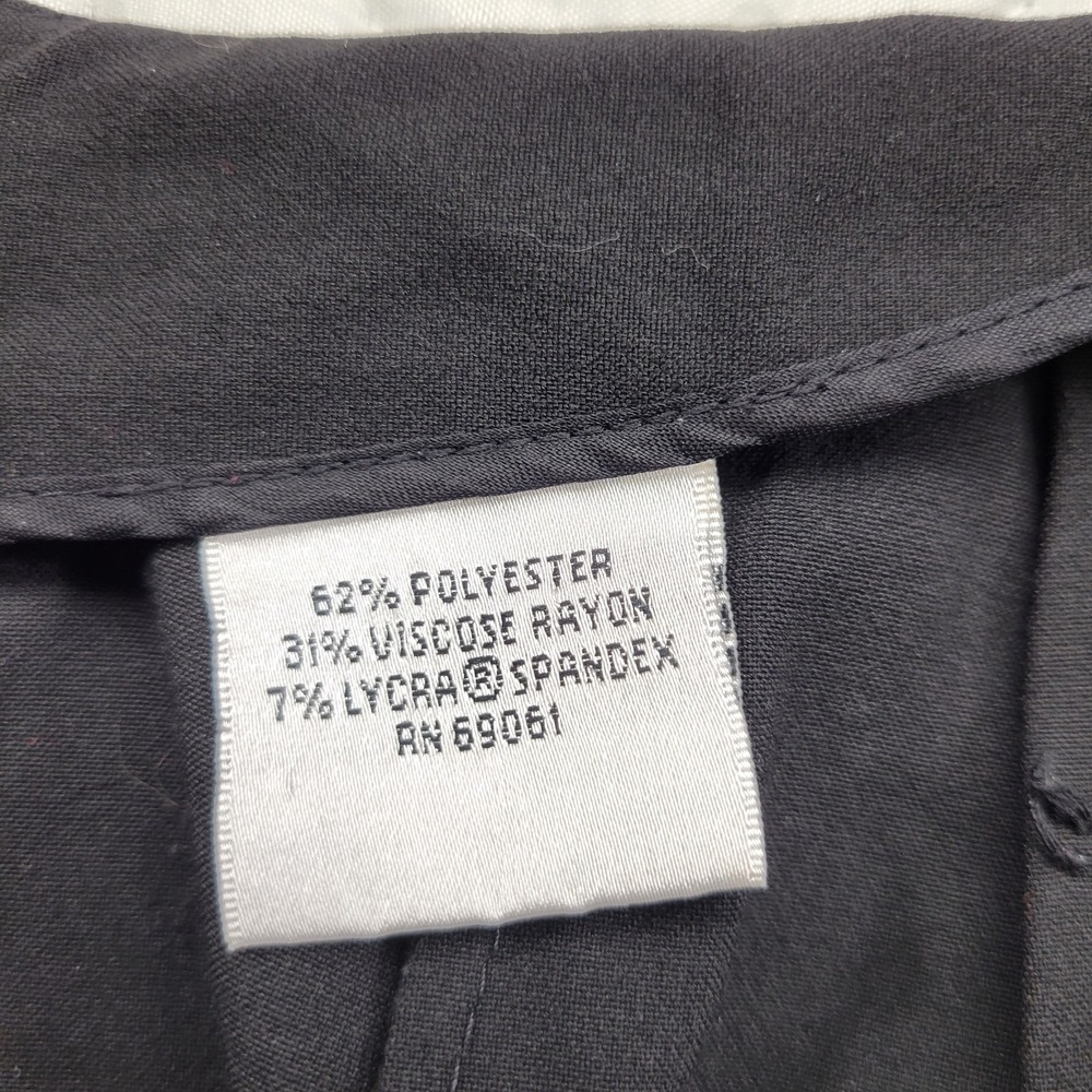 Talbots stretch black wide leg dress pants size 14 - Picture 5 of 6